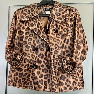 Vintage Leopard print Jacket size L